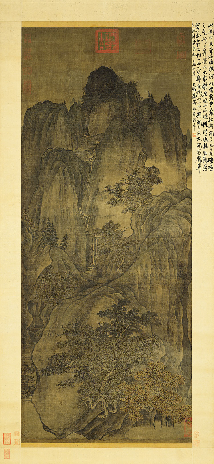 秋山晚翠图