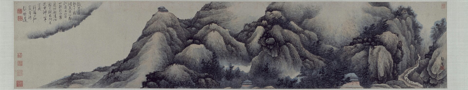 摄山棲霞图